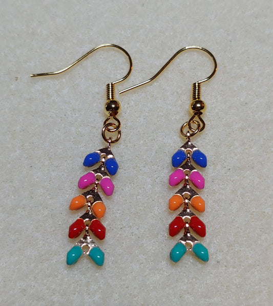 Enamel multi color Earrings