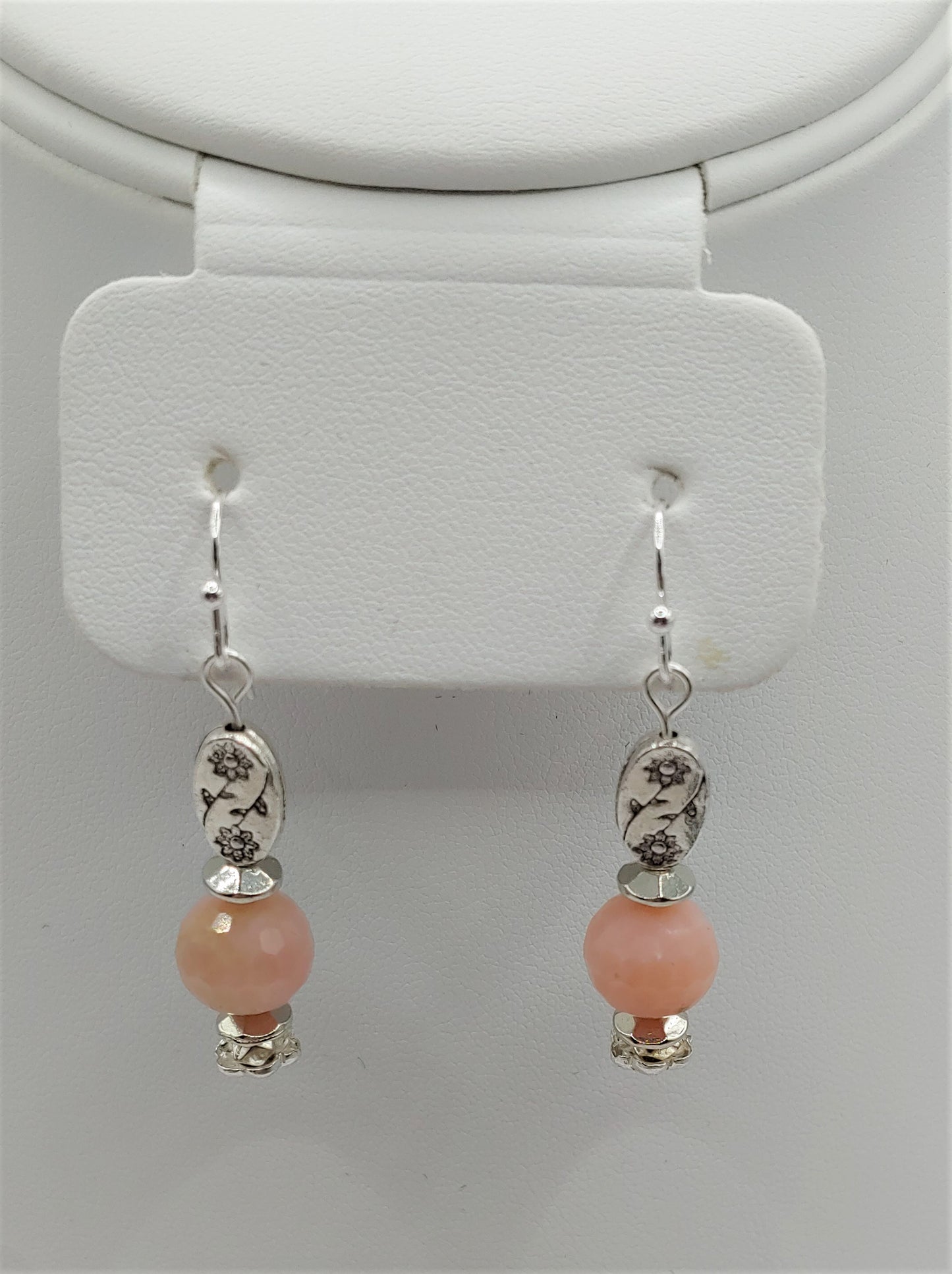 Pink Rhodocrosite Earrings