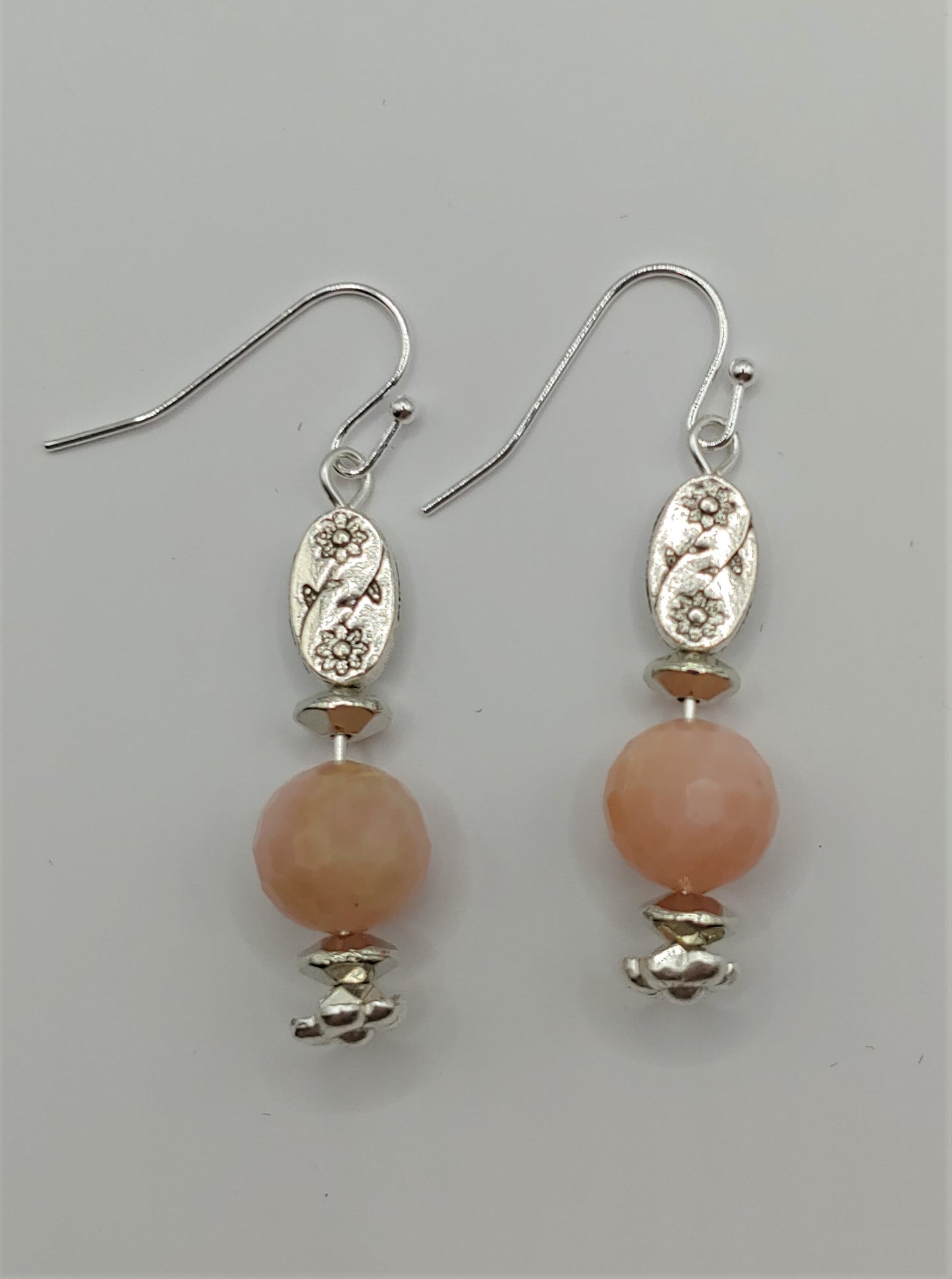 Pink Rhodocrosite Earrings