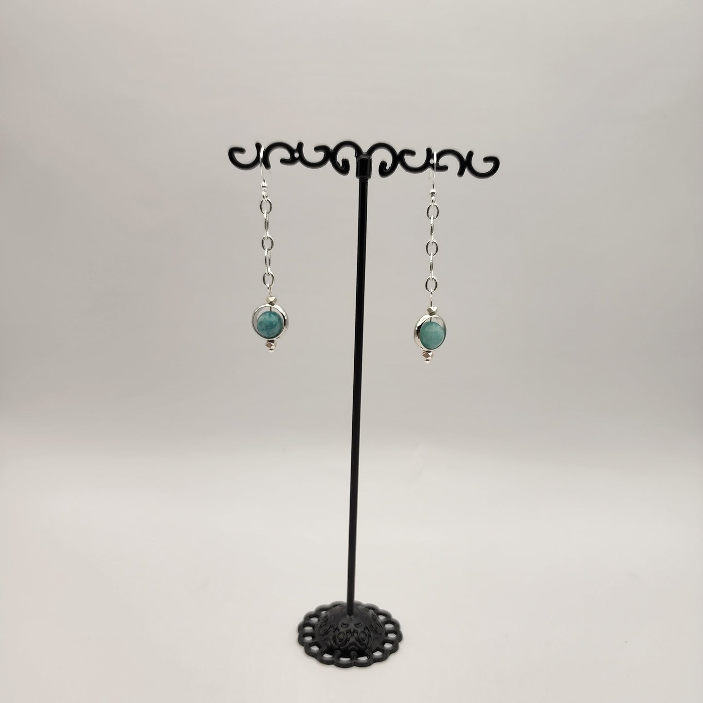 Amazonite Dangle Earrings