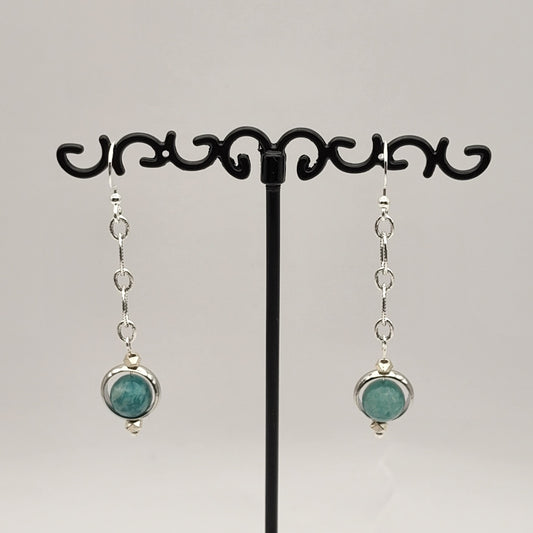 Amazonite Dangle Earrings