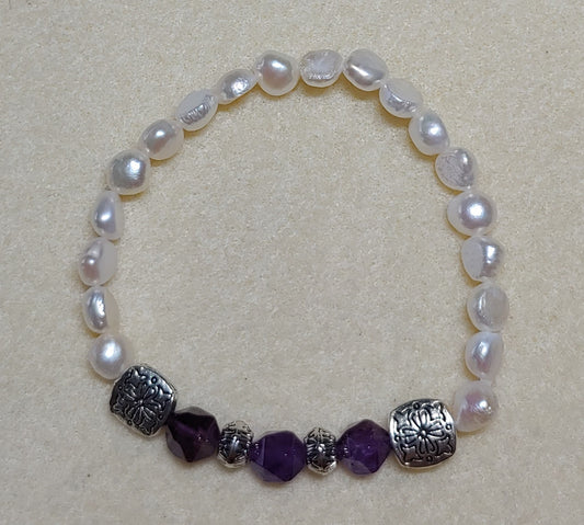 Amethyst Stretch Bracelet/Anklet