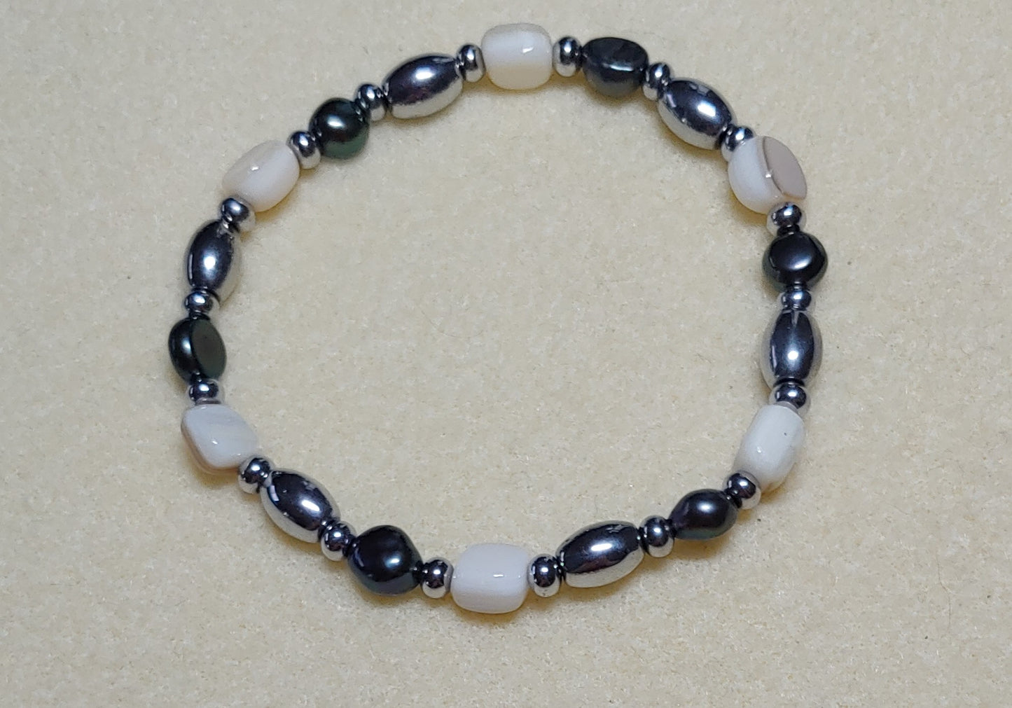 Mother of Pearl Stretch Bracelet/Anklet